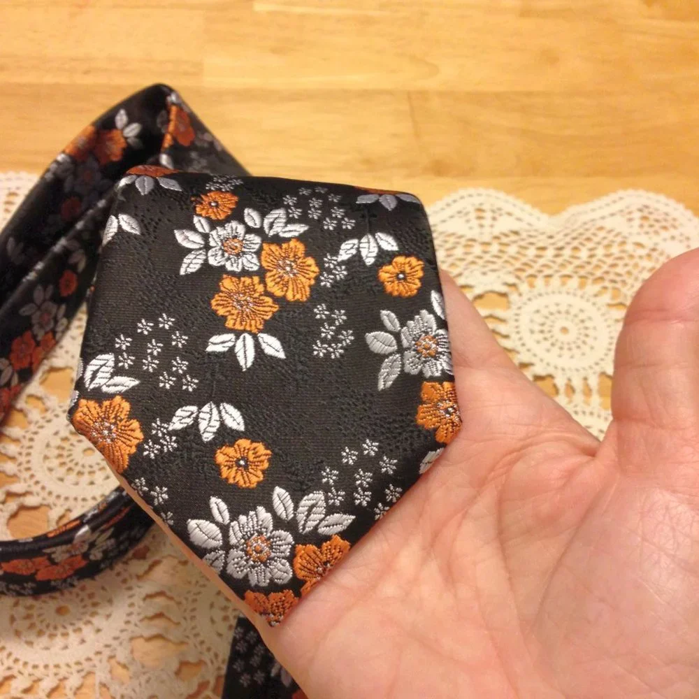 Handmade Necktie, floral